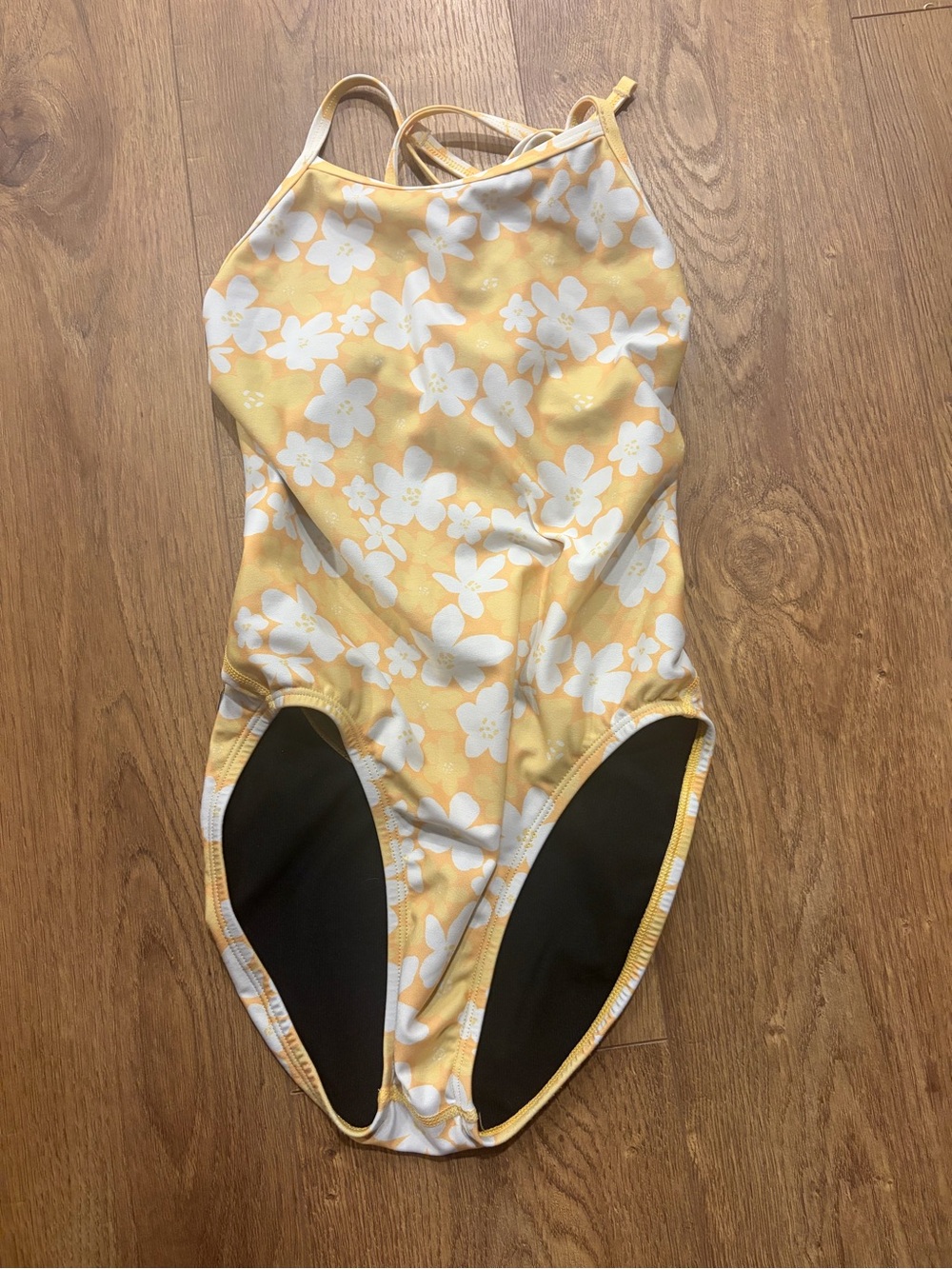 Jolyn Clothing Yellow Floral One-Piece Swimsuit